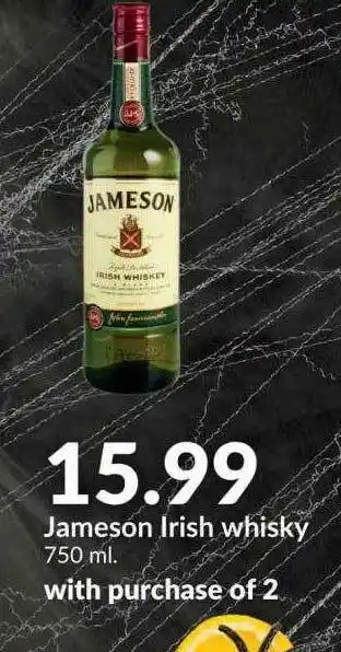 Hy-Vee Jameson Irish Whisky offer