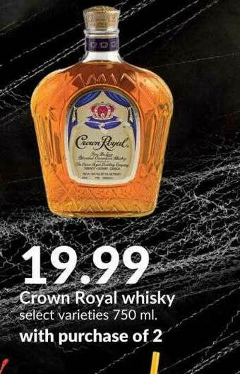 Hy-Vee Crown Royal Whisky offer