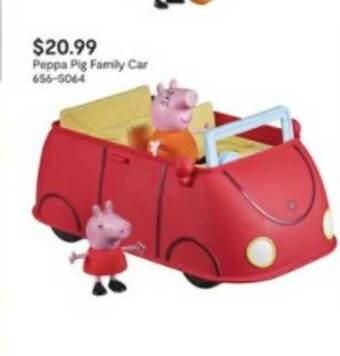 JC Penney Peppa Pig Family Car offer