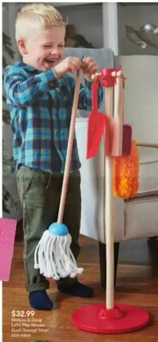 JC Penney Melissa & Doug Let's Play Houset Dust! Sweep! Mop! offer