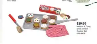 JC Penney Melissa & Doug Slice & Bake Cookie Set offer