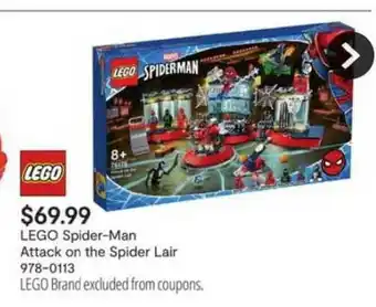 JC Penney Lego Spider-Man Attack On The Spider Lair offer