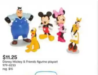 JC Penney Disney Mickey & Friends Figurine Playset offer