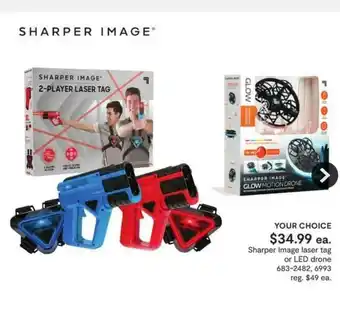 JC Penney Sharper Image Laser Tag Or LED Drone offer