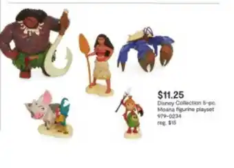 JC Penney Disney Collection 5-Pc Moana Figurine Playset offer