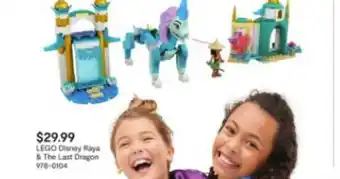 JC Penney Lego Disney Raya & The Last Dragon offer