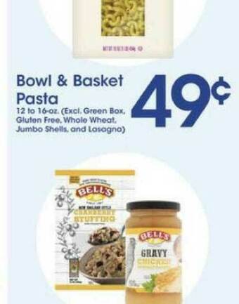 Price Rite Bowl & Basket Pasta offer
