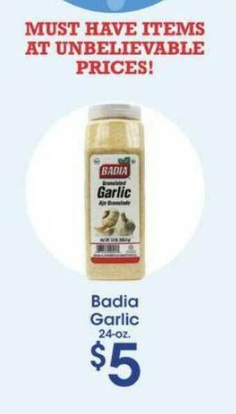 Price Rite Badia Garlic offer