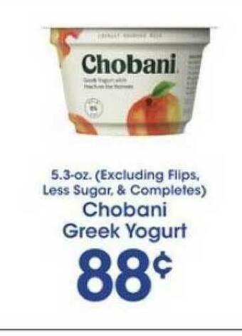 Price Rite Chobani Greek Yogurt offer