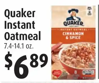 Gristedes Quaker Instant Oatmeal offer