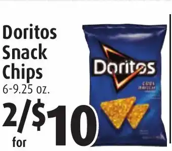 Gristedes Doritos Snack Chips offer