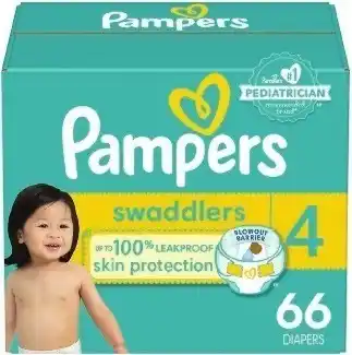 Kroger Pampers Swaddlers or Baby Dry Diapers offer