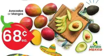 Albertsons Avocados or Mangos offer