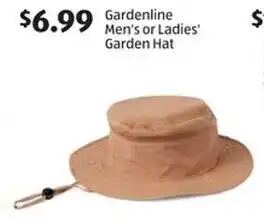 Aldi Gardenline Men's or Ladies' Garden Hat offer