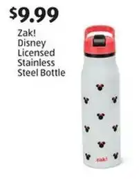 Aldi Zak! Disney Licensed Stainless Steel Bottle offer