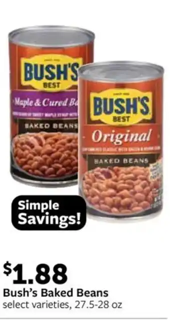 Fareway Bush's Baked Beans offer