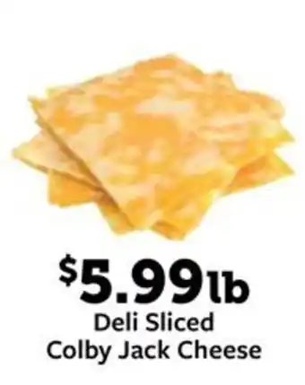 Fareway Deli Sliced Colby Jack Cheese offer