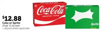 Fareway Coke or Sprite offer