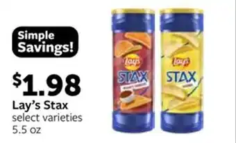 Fareway Lay's Stax offer