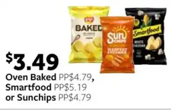 Fareway Oven Baked Smartfood or Sunchips offer