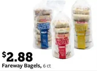 Fareway Fareway Bagels, 6 ct offer
