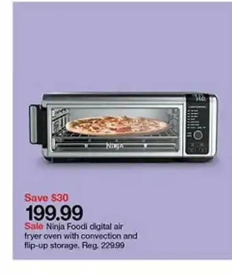 Target Ninja Foodi Digital Air Fryer Oven With Convection And Flip-up Storage offer