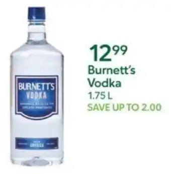 Publix Burnett's Vodka 1.75 L offer