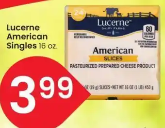 Albertsons Lucerne American Singles 16 oz. offer