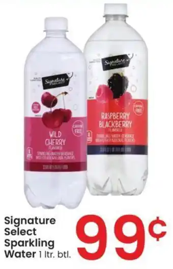 Albertsons Signature Select Sparkling Water 1 ltr. btl. offer