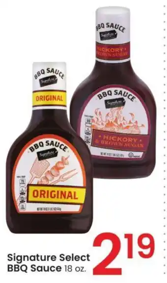 Albertsons Signature Select BBQ Sauce 18 oz. offer