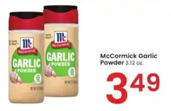 Albertsons McCormick Garlic Powder 3.12 oz. offer