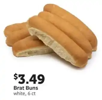 Fareway Brat Buns white, 6 ct offer