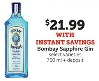 Fareway Bombay Sapphire Gin offer