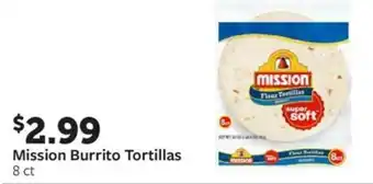 Fareway Mission Burrito Tortillas 8 ct offer