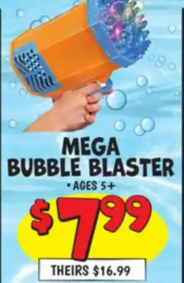 Ollie's MEGA BUBBLE BLASTER offer