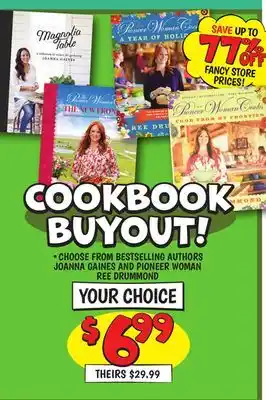 Ollie's COOKBOOK BUYOUT! offer