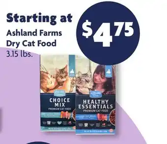 Family Dollar Ashland Farms Dry Cat Food offer