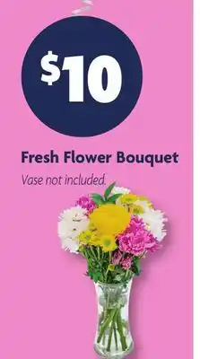 Family Dollar Fresh Flower Bouquet offer