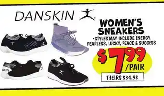 Ollie's DANSKIN WOMEN'S SNEAKERS offer