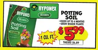 Ollie's Scotts POTTING SOIL offer