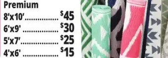 Ocean State Job Lot Reversible Outdoor Rugs offer