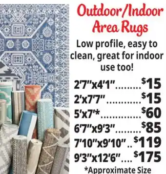 Ocean State Job Lot Indoor/Outdoor Rugs offer