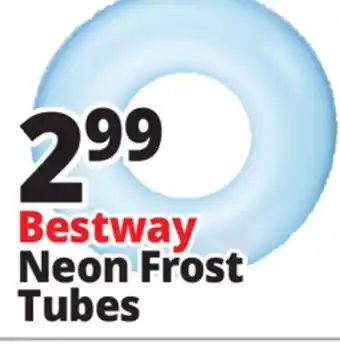 Ocean State Job Lot Bestway H2OGO! Inflatable Frosted Neon Swim Ring offer
