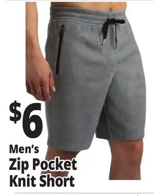 Ocean State Job Lot Men's Zip Pocket Knit Short offer