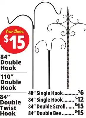 Ocean State Job Lot Shepherd's Hooks offer