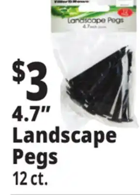 Ocean State Job Lot Tiller & Rowe Landscape Pegs 12 Count offer