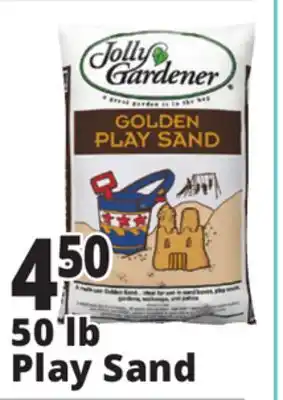 Ocean State Job Lot Jolly Gardener Golden Play Sand 50 lbs offer