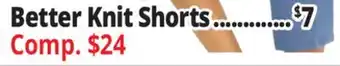 Ocean State Job Lot Better Knit Shorts offer