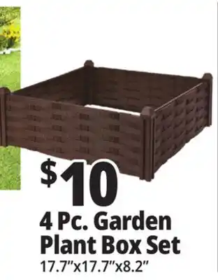 Ocean State Job Lot Raised Garden Bed 4-Piece offer