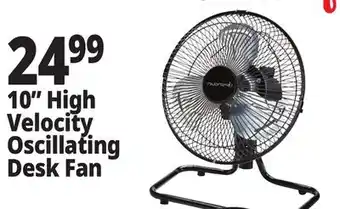 Ocean State Job Lot Penguin 10 High Velocity Desk Fan offer